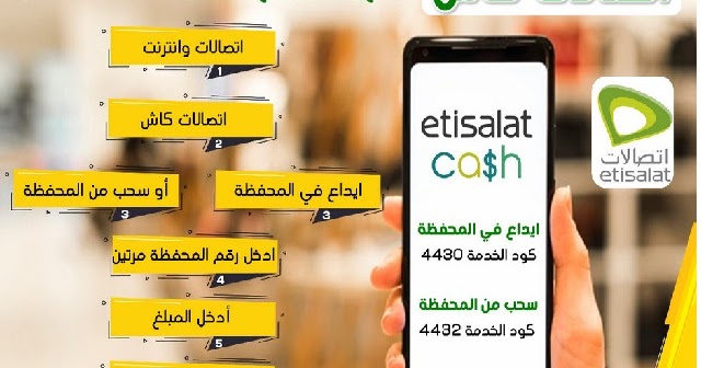 سحب اتصالات كاش من atm , يلا نعرف ازاى ممكن يتم عملية السحب